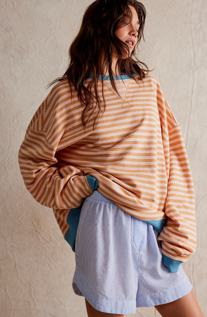 MIA- MAGLIONE OVERSIZE A RIGHE