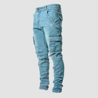 JASON | JEANS CARGO ELASTICI