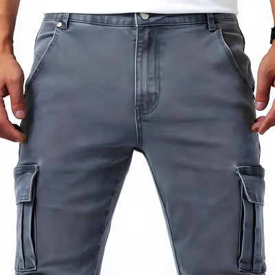 Samuel | Pantaloni cargo in denim elasticizzato