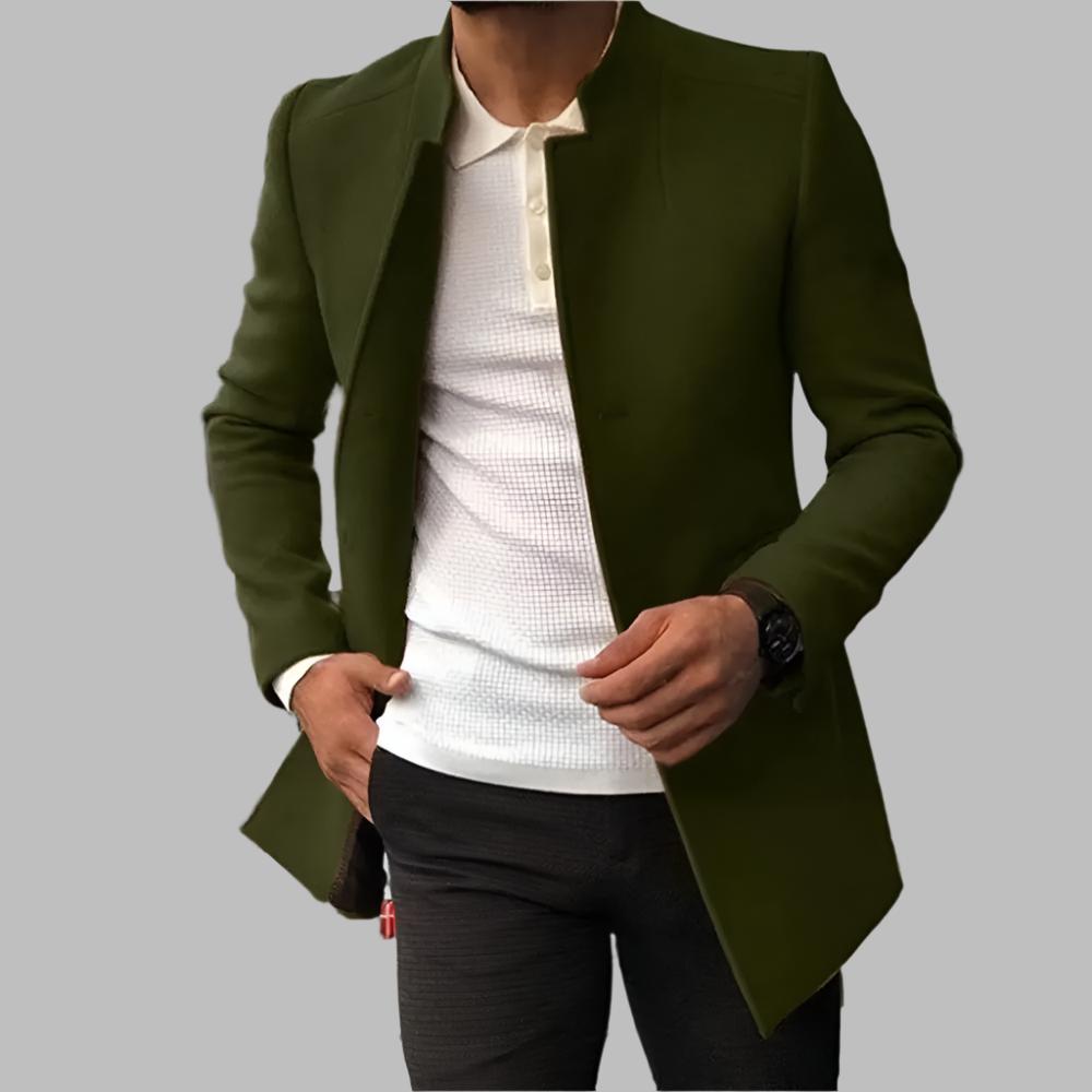 Bruno - Cappotto elegante in lana da uomo