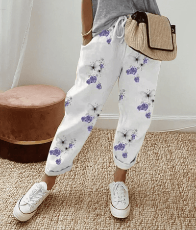 Ella™ Pantaloni Chic in Cotone e Lino: 1+1 GRATIS