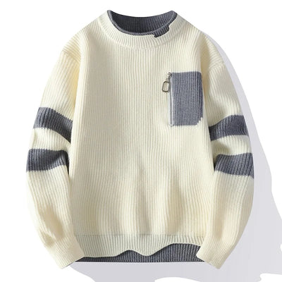 Verre Blanc™ | Maglione casual a maglia spessa