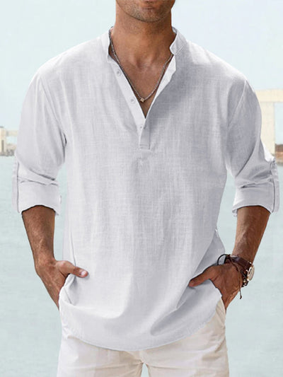 SANDRO | CAMICIA DI LINO CASUAL