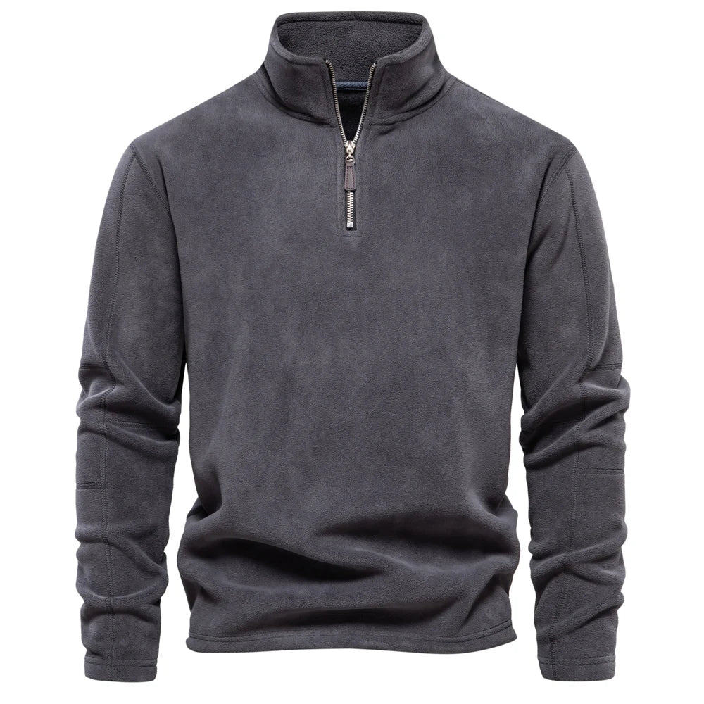 Emil | Pullover in pile riscaldante con cerniera