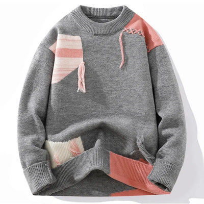 Verre Blanc™ | Maglione da uomo con cuciture moderne