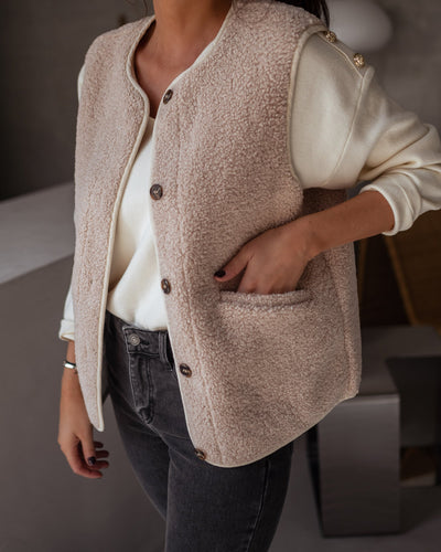 DAISY - Gilet comfort in felpa