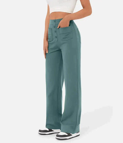 High-waisted |  Pantaloni casual elasticizzati