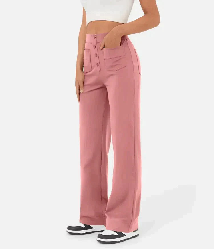 High-waisted |  Pantaloni casual elasticizzati