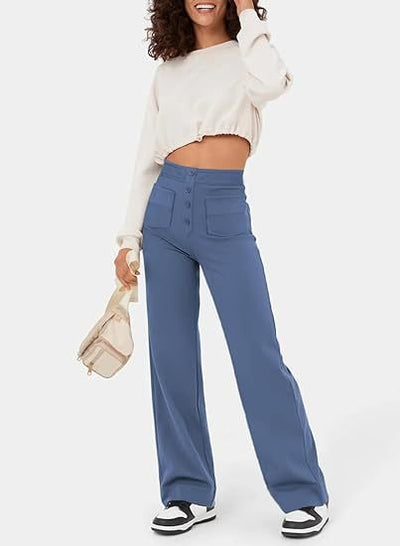 High-waisted |  Pantaloni casual elasticizzati