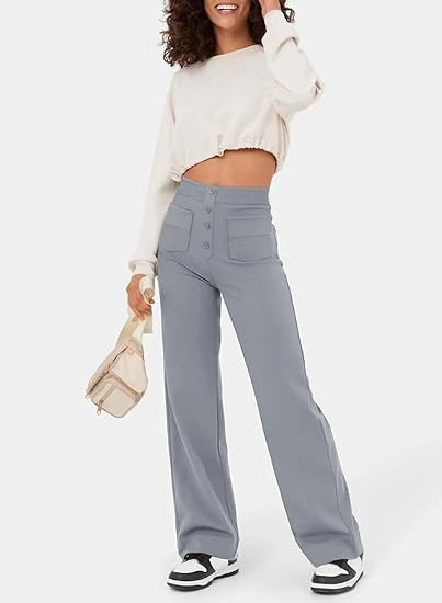 High-waisted |  Pantaloni casual elasticizzati